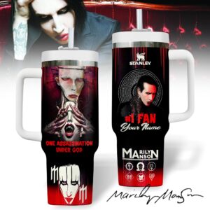 Marilyn Manson 40oz Tumbler, Stainless Steel - HD10256685