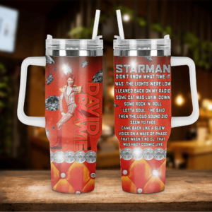 David Bowie 40oz Tumbler, Stainless Steel - HD10256707