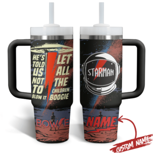 David Bowie 40oz Tumbler, Stainless Steel - HD10256708