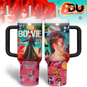 David Bowie 40oz Tumbler, Stainless Steel - HD10256711