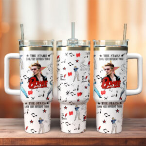 David Bowie 40oz Tumbler, Stainless Steel - HD10256713
