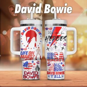 David Bowie 40oz Tumbler, Stainless Steel - HD10256714