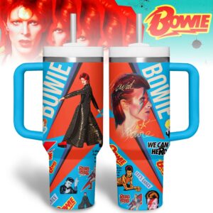 David Bowie 40oz Tumbler, Stainless Steel - HD10256718