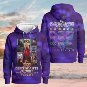 Descendants Zombies Worlds Collide Tour 2025 3D Hoodie, Sweatshirt, T-Shirt - HD10256811
