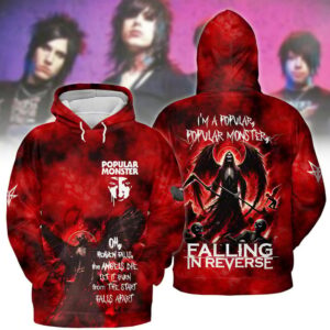 Falling In Reverse All Over Print 3D Unisex Hoodie,Tshirt,Sweatshirt - HD10256817