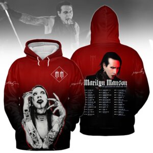 Marilyn Manson All Over Print 3D Unisex Hoodie,Tshirt,Sweatshirt - HD10256850