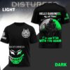 Disturbed All Over Print 3D Unisex Hoodie,Tshirt,Sweatshirt - HD10256995
