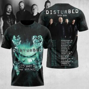 Disturbed All Over Print 3D Unisex Hoodie,Tshirt,Sweatshirt - HD10256997