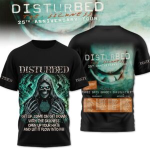 Disturbed All Over Print 3D Unisex Hoodie,Tshirt,Sweatshirt - HD10256998