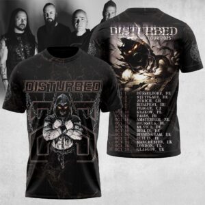 Disturbed All Over Print 3D Unisex Hoodie,Tshirt,Sweatshirt - HD10257000