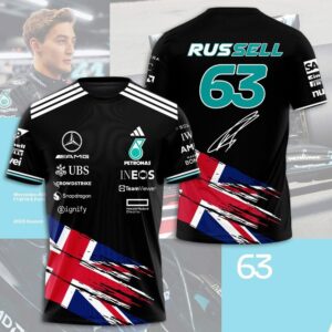George Russell All Over Print 3D Unisex Hoodie,Tshirt,Sweatshirt - HD10257057