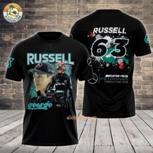 George Russell All Over Print 3D Unisex Hoodie,Tshirt,Sweatshirt - HD10257059