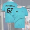 George Russell All Over Print 3D Unisex Hoodie,Tshirt,Sweatshirt - HD10257060