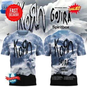 Gojira Kanada Tour 2025 Limited Edition 3D T-Shirt - HD10257081