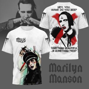 Marilyn Manson All Over Print 3D Unisex Hoodie,Tshirt,Sweatshirt - HD10257508