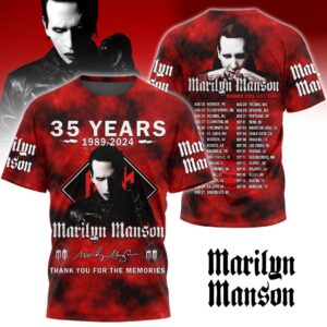 Marilyn Manson All Over Print 3D Unisex Hoodie,Tshirt,Sweatshirt - HD10257509