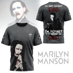Marilyn Manson All Over Print 3D Unisex Hoodie,Tshirt,Sweatshirt - HD10257510