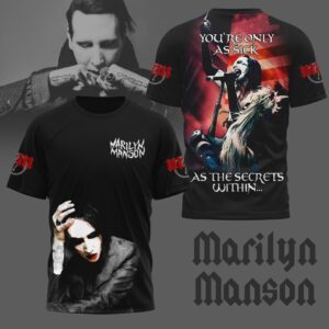 Marilyn Manson All Over Print 3D Unisex Hoodie,Tshirt,Sweatshirt - HD10257515