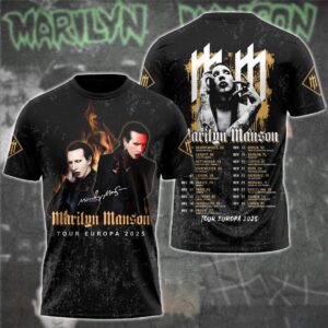 Marilyn Manson All Over Print 3D Unisex Hoodie,Tshirt,Sweatshirt - HD10257517
