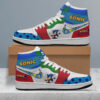 Sonic The Hedgehog Air Jordan High Top Shoes - HD10257795