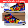 Sonic The Hedgehog Air Jordan High Top Shoes - HD10257796