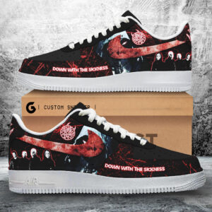 Disturbed Custom Nike Logo AF1 Shoes - HD10257857