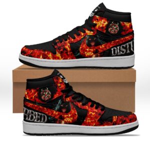 Disturbed Air Jordan High Top Shoes - HD10257862