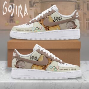 Gojira Custom Nike Logo AF1 Shoes - HD10257887