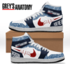 Grey's Anatomy Air Jordan High Top Shoes - HD10257891