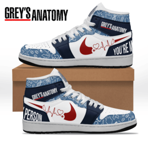 Grey's Anatomy Air Jordan High Top Shoes - HD10257891