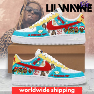 Lil Wayne Custom Nike Logo AF1 Shoes - HD10257910