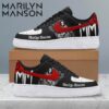 Marilyn Manson Custom Nike Logo AF1 Shoes - HD10257913