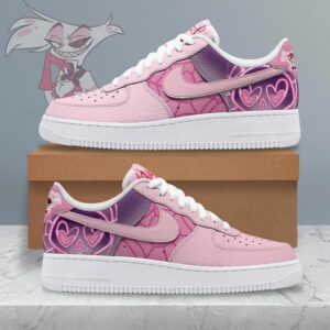 Hazbin Hotel Custom Nike Logo AF1 Shoes - HD10257969