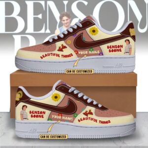Benson Boone Custom Nike Logo AF1 Shoes - HD10257972