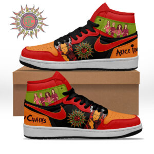 Alice In Chains Air Jordan High Top Shoes - HD10257985
