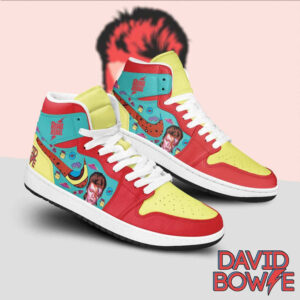 David Bowie Air Jordan High Top Shoes - HD10258018