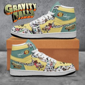 Gravity Falls Air Jordan High Top Shoes - HD10258043