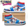 Sonic The Hedgehog Air Jordan High Top Shoes - HD10258112