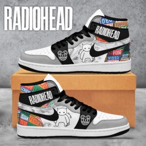 Radiohead Air Jordan High Top Shoes - HD10258128