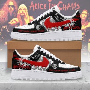 Alice In Chains Custom Nike Logo AF1 Shoes - HD10258139