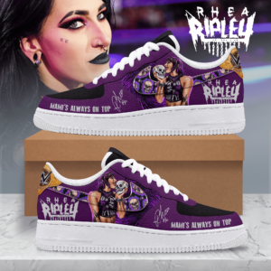 Rhea Ripley Custom Nike Logo AF1 Shoes - HD10258145