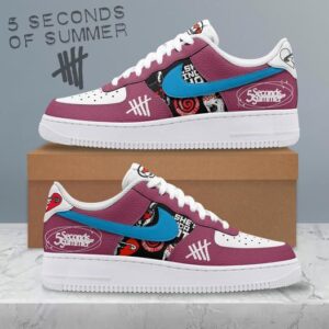 5 Seconds of Summer Custom Nike Logo AF1 Shoes - HD10258163