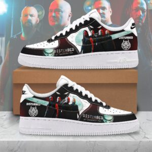 Disturbed Custom Nike Logo AF1 Shoes - HD10258222