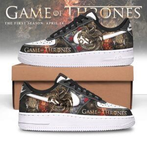 Game Of Thrones Custom Nike Logo AF1 Shoes - HD10258235