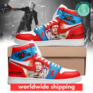David Bowie Air Jordan High Top Shoes - HD10258391