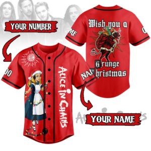 Alice In Chains Unisex Baseball Jersey - HD10258842