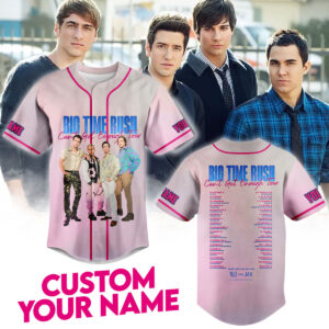 Big Time Rush Unisex Baseball Jersey - HD10258871