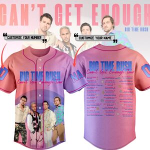 Big Time Rush Unisex Baseball Jersey - HD10258873