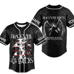Black Veil Brides Unisex Baseball Jersey - HD10258885