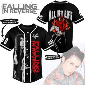 Falling In Reverse Unisex Baseball Jersey - HD10258961